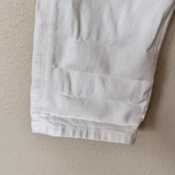 Zara High Rise Straight Denim Pants Jeans White Size 10 7223/022/260/42 - Picture 3 of 6